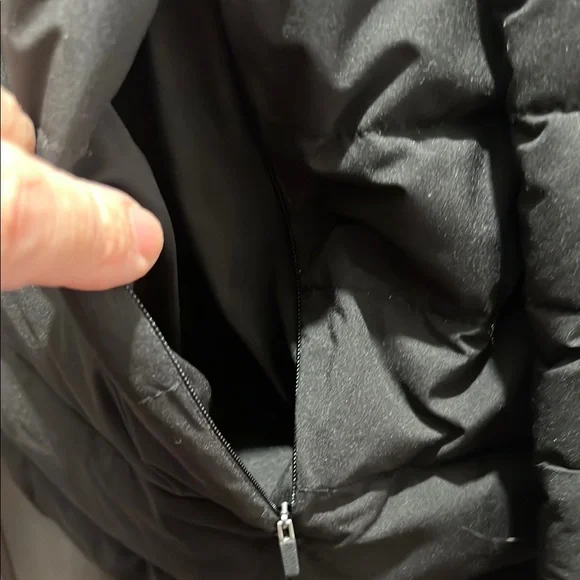Calvin Klein Black Puffer Jacket with Sherpa Lining